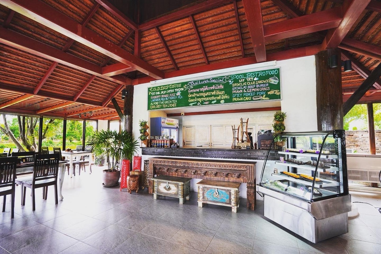 Dining setting at Sriwilai Restaurant